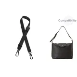 Hobo Black Crossbody Shoulder Strap 78-108cm