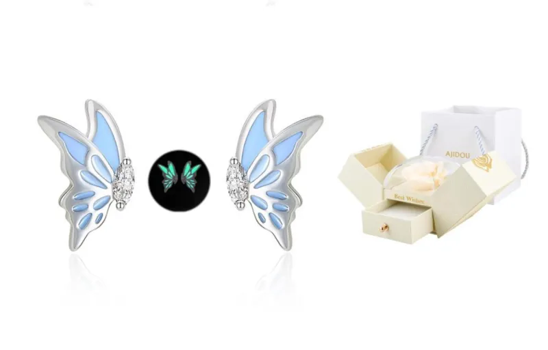 AJIDOU Synthetic Cubic Zirconia Stud Earrings Women's-1
