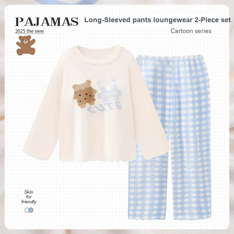 O'MESIK Pajama Set Women's Blue-1