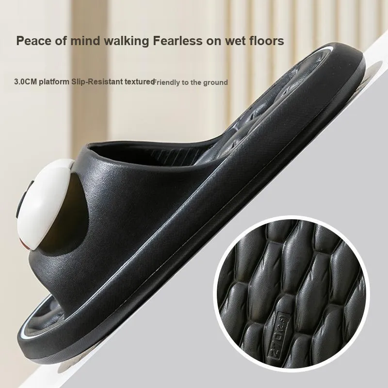 LUNNIFEIYA Summer Outerwear Platform Squashy And Bouncy Feeling Home Indoor Slip Resistant Cute Sandal-13