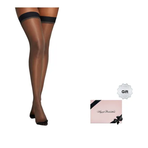 Agent Provocateur Колено Высокие Носки Женские Набор в Коробке Каштановый