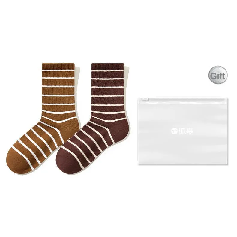 Temooues Mid Calf Socks Women's Shopping Bag Combo Set-15