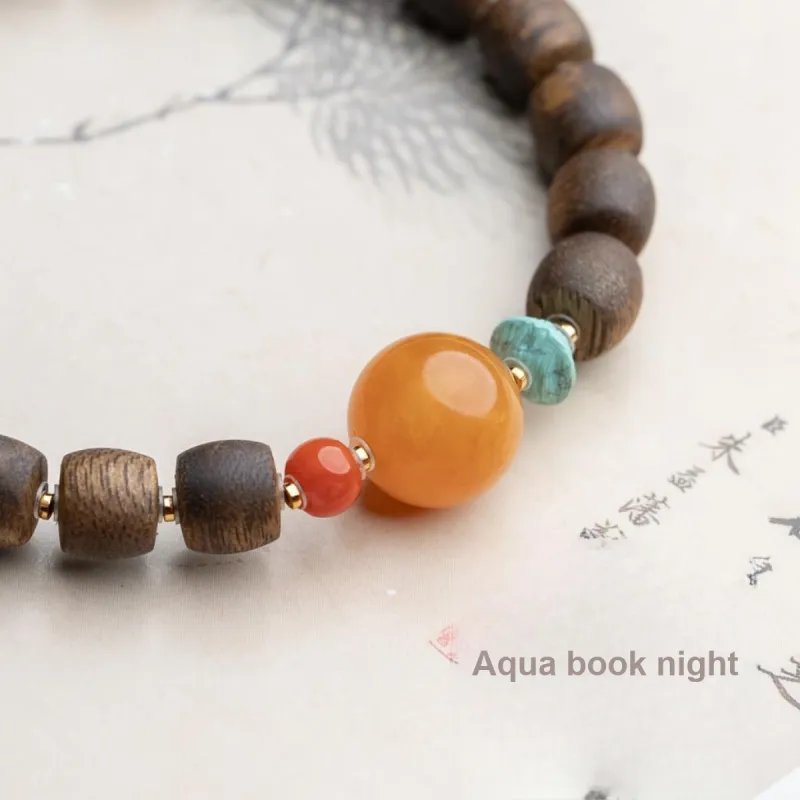 Xianyuan Fragrance Agarwood Bracelets Unisex-3