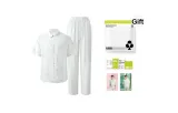 Gray Pants Men's[Postcard Random 1 Pc]