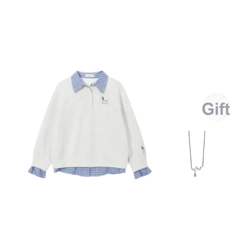 SONDR Серый В комплекте с ожерельем Женские свитшоты