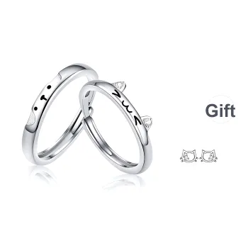 JOYDINNY Alloy Couple Rings Unisex