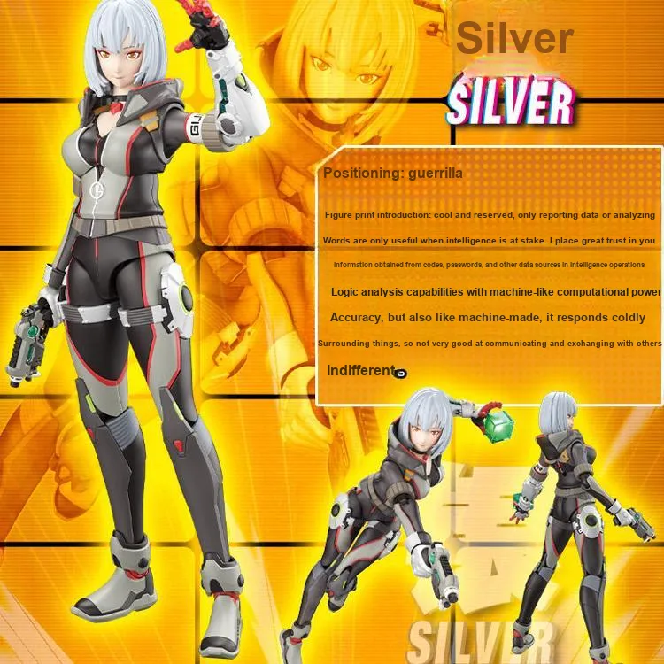 BANDAI Figure Rise Standard Ace Of Spades Scale Figures Silver-4