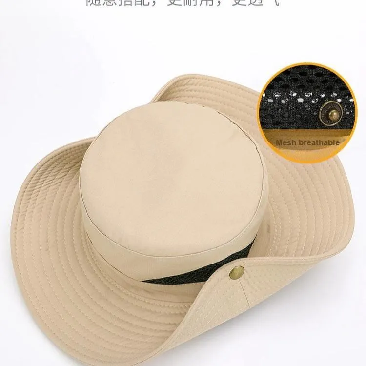 Zhuo Guang Polyester Bucket Hats Unisex-11