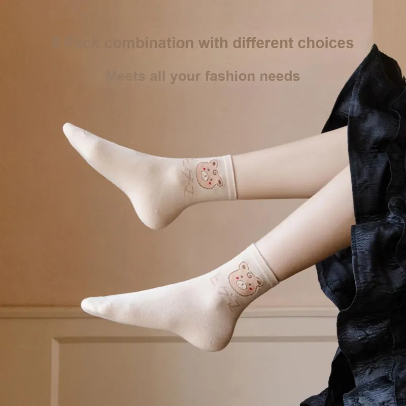 Caramella Women's Mid Calf Socks-3