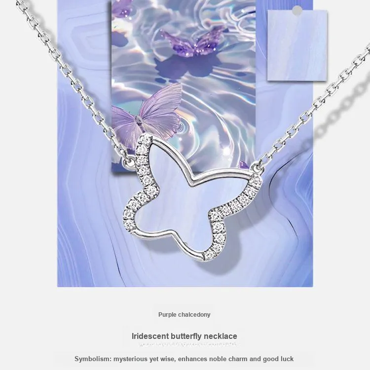 ICEWALD Diamond 925 Mother Of Pearl Necklaces Unisex-11