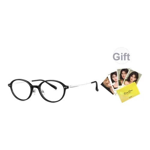 QINA Nylon Oval Optical Очки Унисекс Черный Серый Коричневый