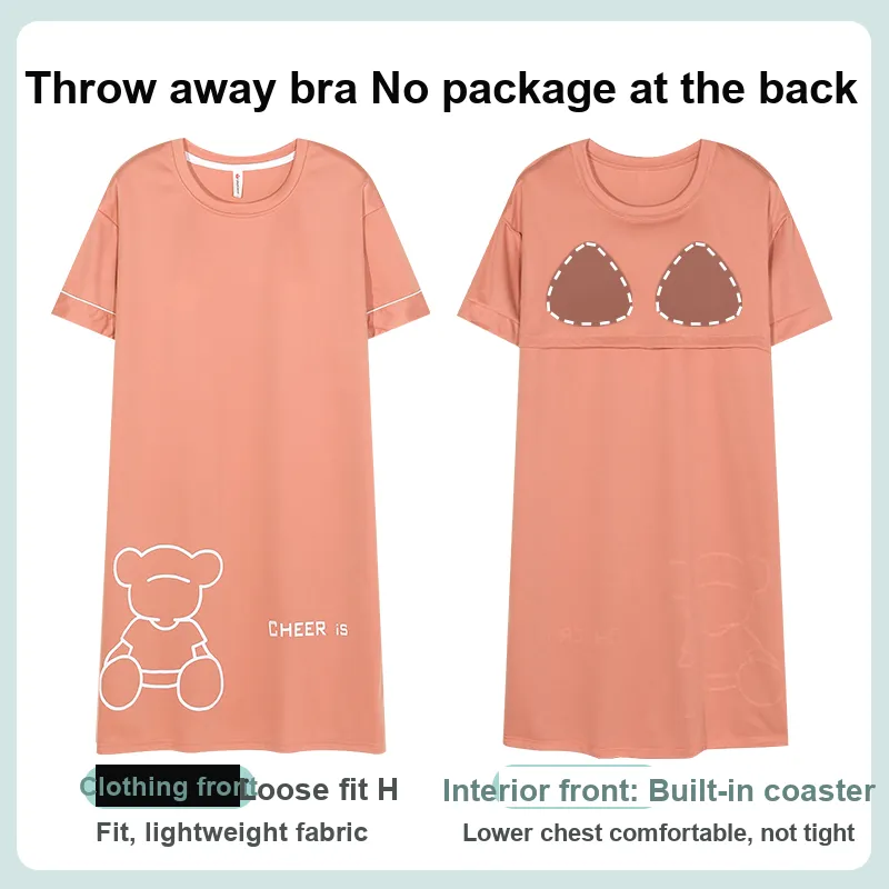 Follow The United States Pajama Set Pad Style Women's Light Orange-2