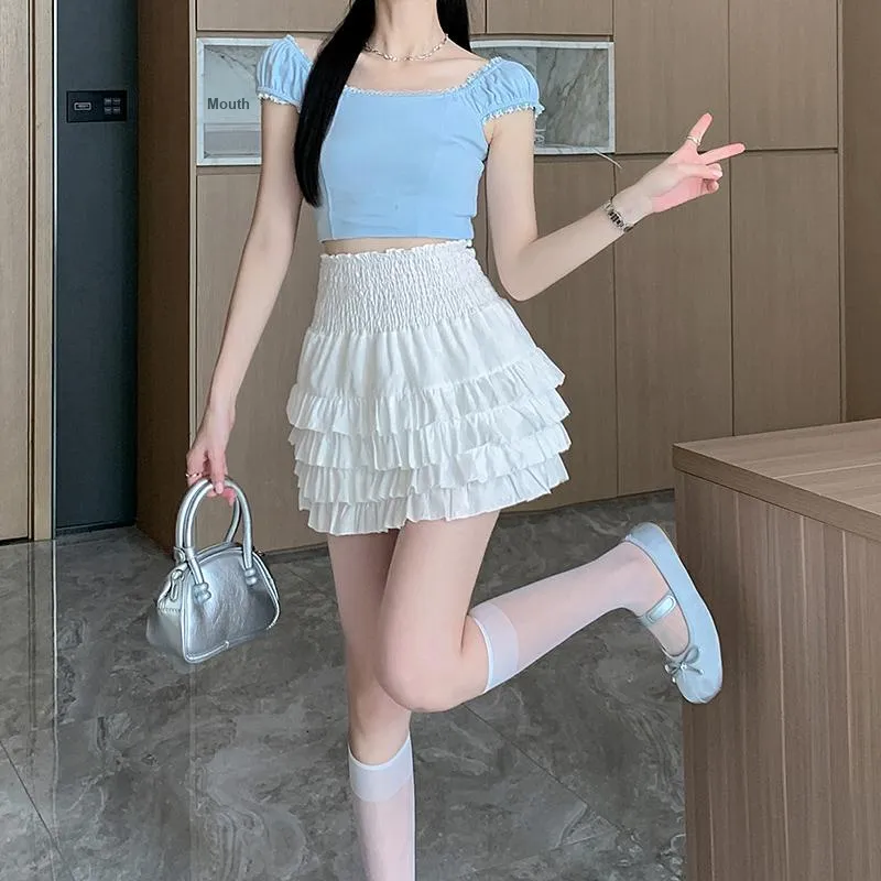 Mm Casual Short Skirts Women's-3