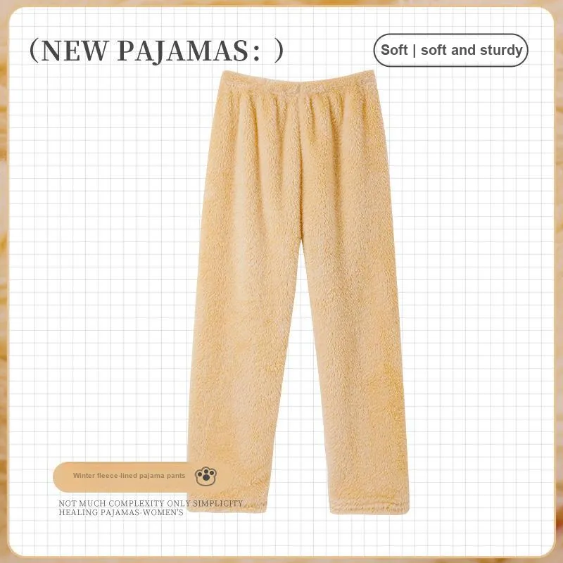 MADALLO Pajama Pants Women's Yellow-1