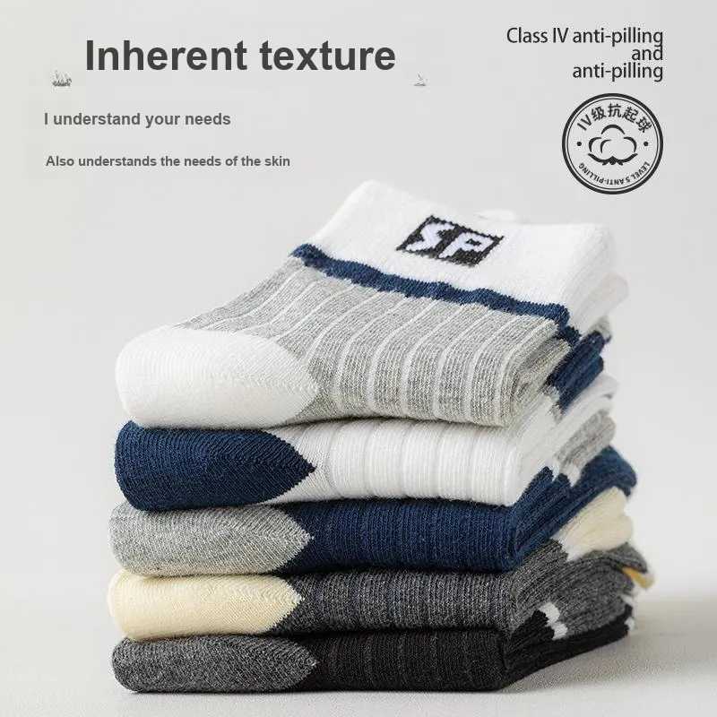 Master Mid Calf Socks Men's Shopping Bag 2 Pack-6