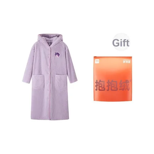 HLA Таро Фиолетовый 6010 Женские Халаты для Ванной