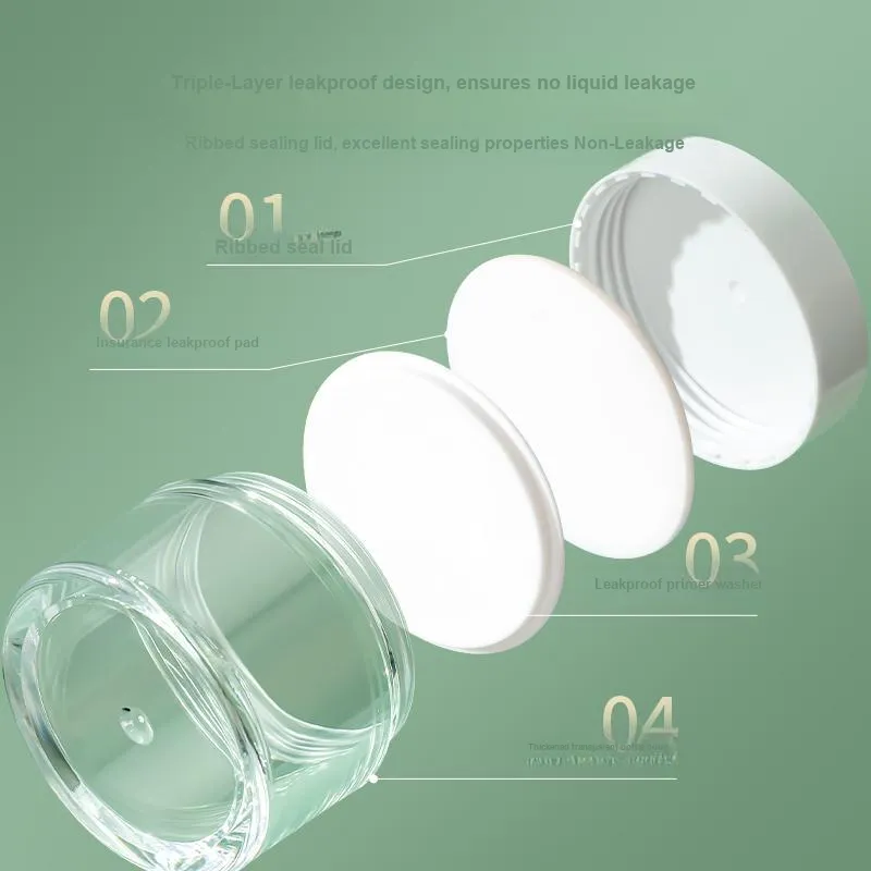 NILIYA Face Moisturizers & Creams Travel Portable Bottles With Dividers-17