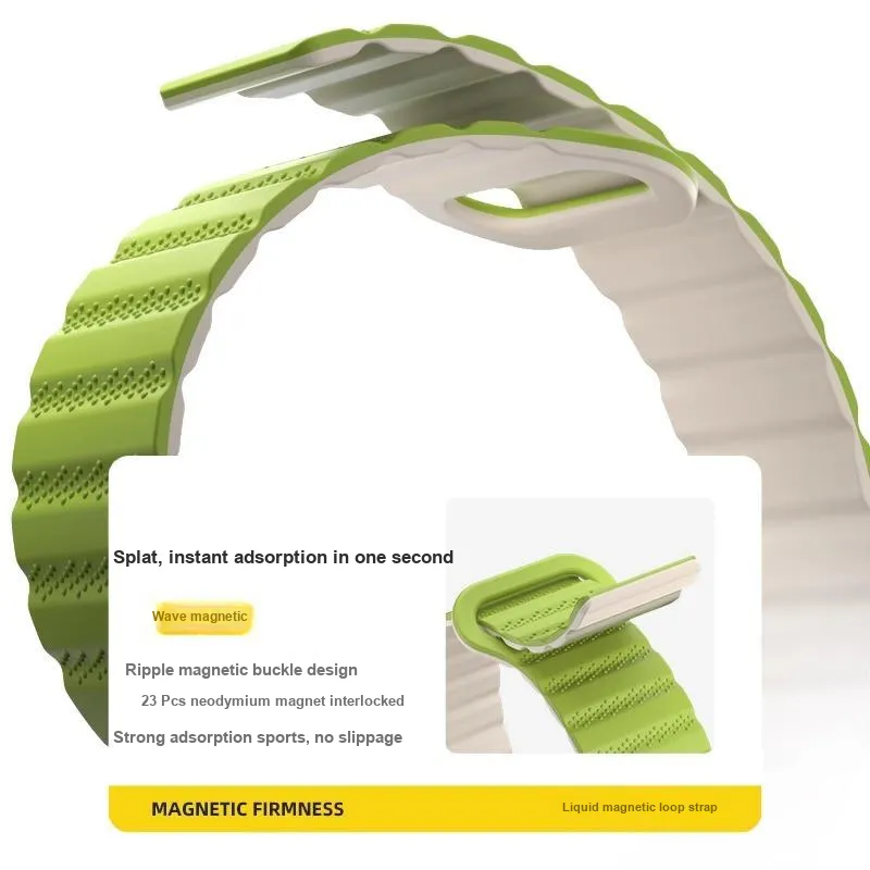 CHUANGYIDA Apple Compatibility Watch Band 145~230mm Silicone Material-13