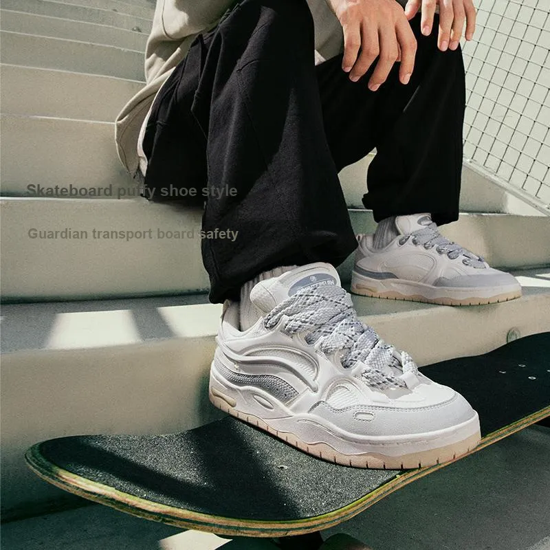LiNing CF Tracing Honor Cushioning Wear Resistant Low Top Casual Shoes Men's Ecru-8