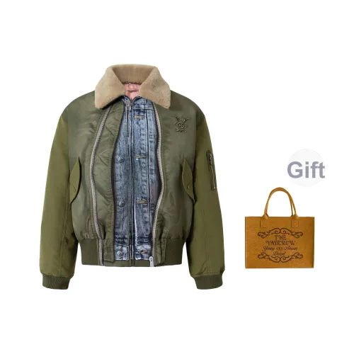 YADcrew Зеленый Унисекс Пуховики