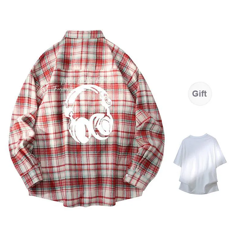 FAX FOR FMACM Shirt Unisex Red Plaid-6