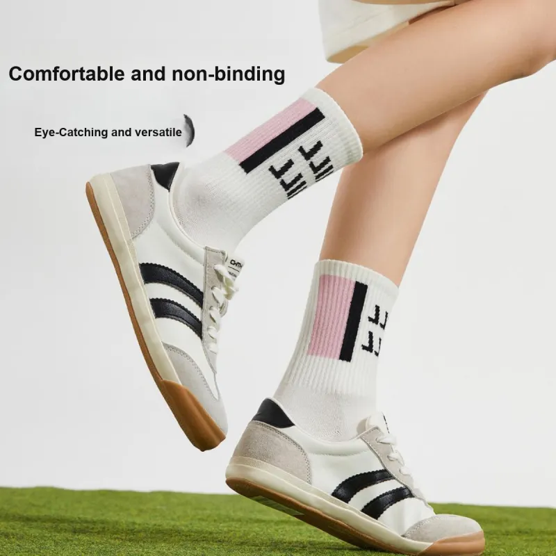 Caramella Mid Calf Socks Women's Combo Set-5