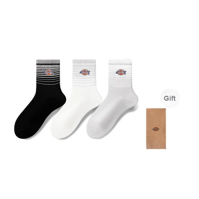 Dickies Everyday Comfortable Moisture-Wicking Breathable Fall And Winter Crew Socks Unisex-0