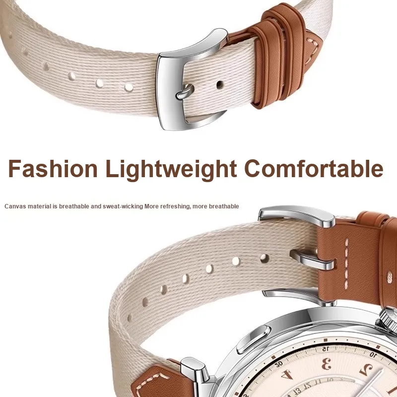 Biaodaige Watch Band Huawei Compatibility 46mm Genuine Leather Material-3