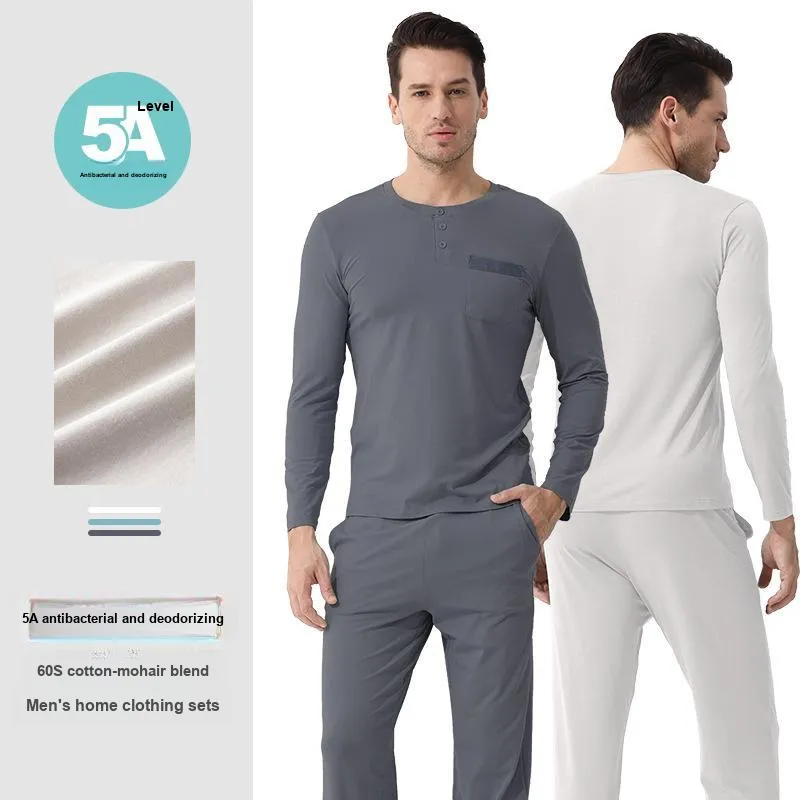 DUINIDESIYU Pajama Set Men's Gift Box Set-3