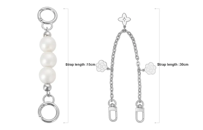 Lan Bao Fan Metal, Alloy Bag Accessory Women's Silver-26
