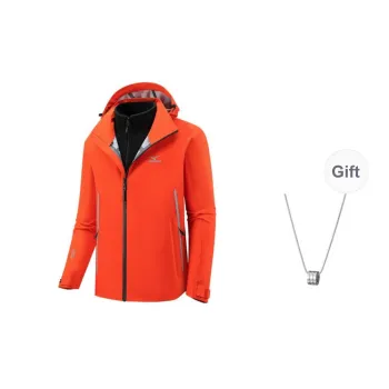 Mizuno Jacket Unisex Orange With Free Necklaces
