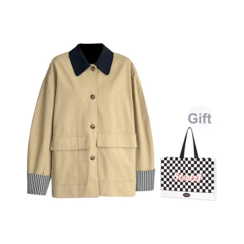 STARFEI Хаки Унисекс Тренч