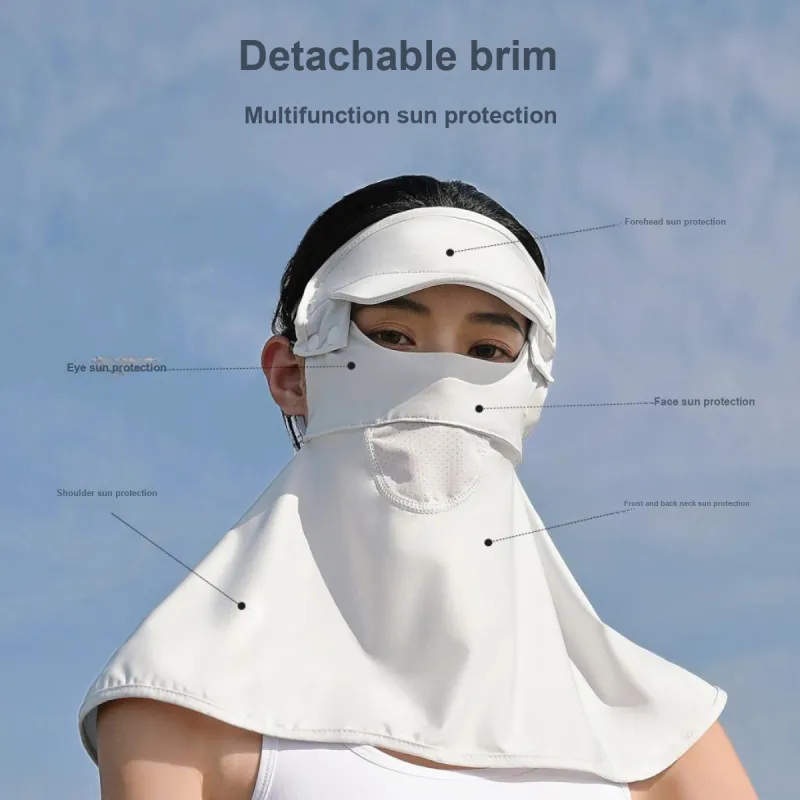 Shanghai Story 87% Polyester, 13% Elastane Sun Protection Masks Women's-14