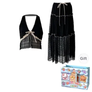 TWOPLUMGIRLS Two Piece Skirt Sets Women's