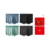 Dark Gray/Light Blue/Gray Green/Black 9866 (4 Pack)