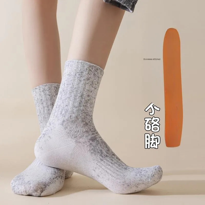 JIAZINI Mid-Calf Socks Women's 4 Pack-21