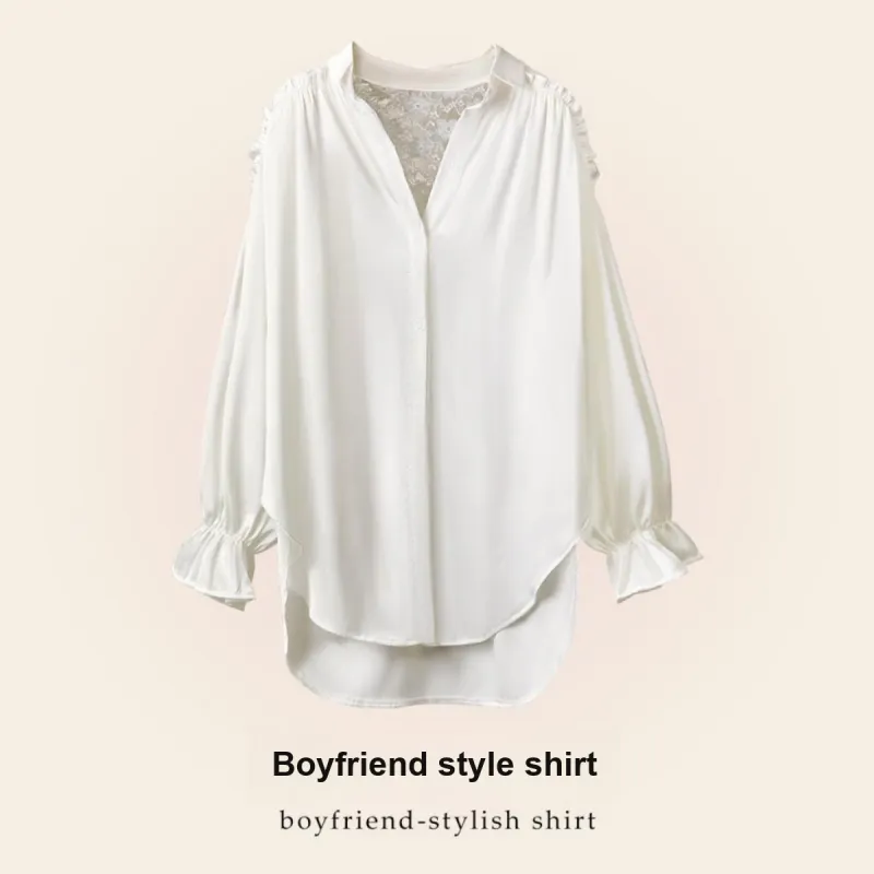 Yalu Nightgown Women's First Love White-1