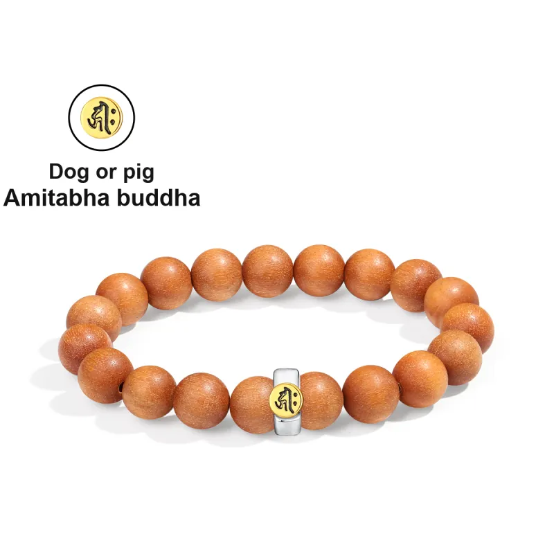 PUTUOSHANWENCHUANG Barbie Sandalwood Bracelets Unisex-10