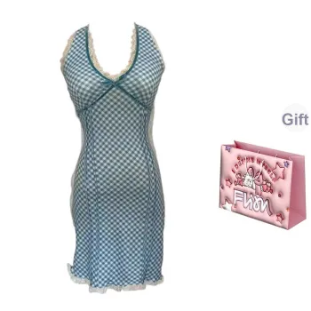 FLIM Sleeveless Dresses Women's Blue Bear Box