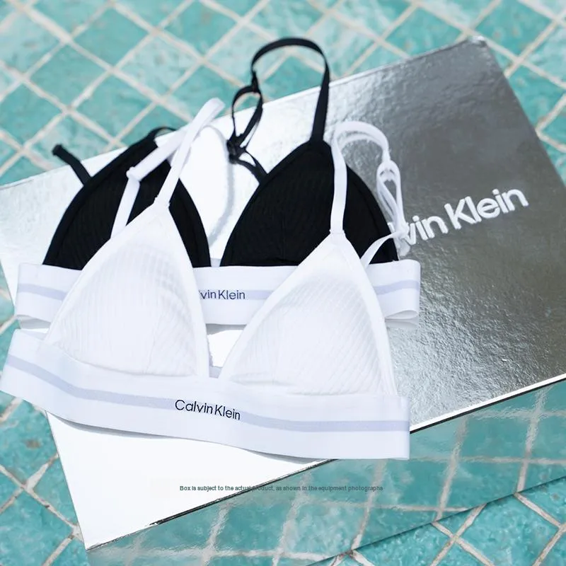 CALVIN KLEIN Bra Women's Space Black-9