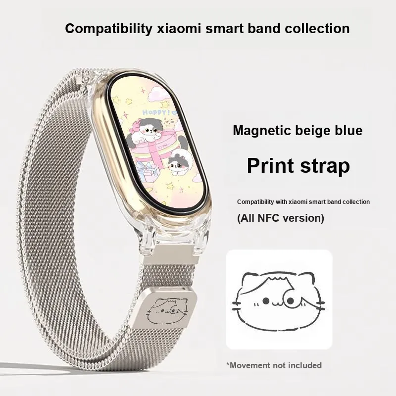 Biaodaige Xiaomi Compatibility Watch Band Stainless Steel Material-1