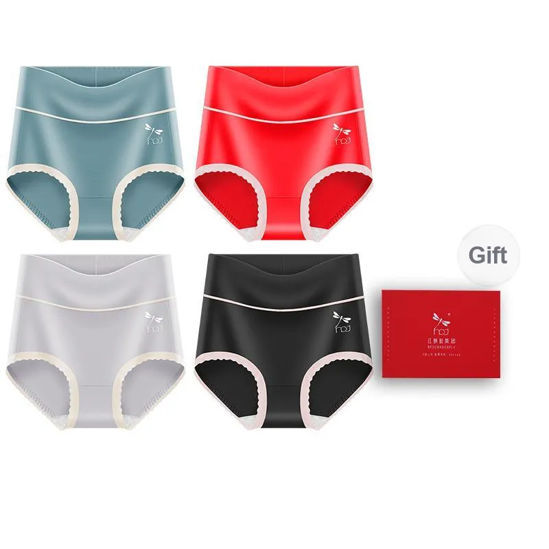 RED DRAGONFLY Cotton Panties Women's Combination Gift Box Set-7