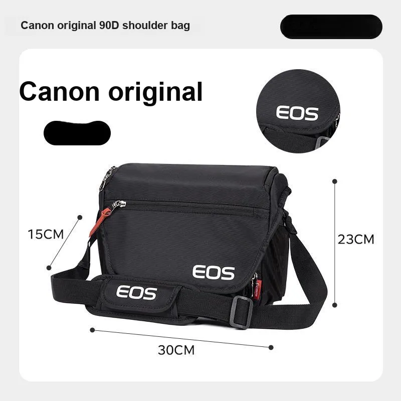 Canon Original Camera Bag R100 R50 200D 90D R6 R7 R8 R10 R5 6D2 5D4 850D Shoulder Bag, Detachable Divider-1