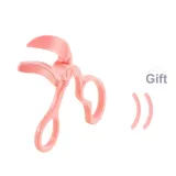 Comb Wide-Angle Eyelash Curler (Peach Pink)[Includes 2 Pcs Silicone Strips]