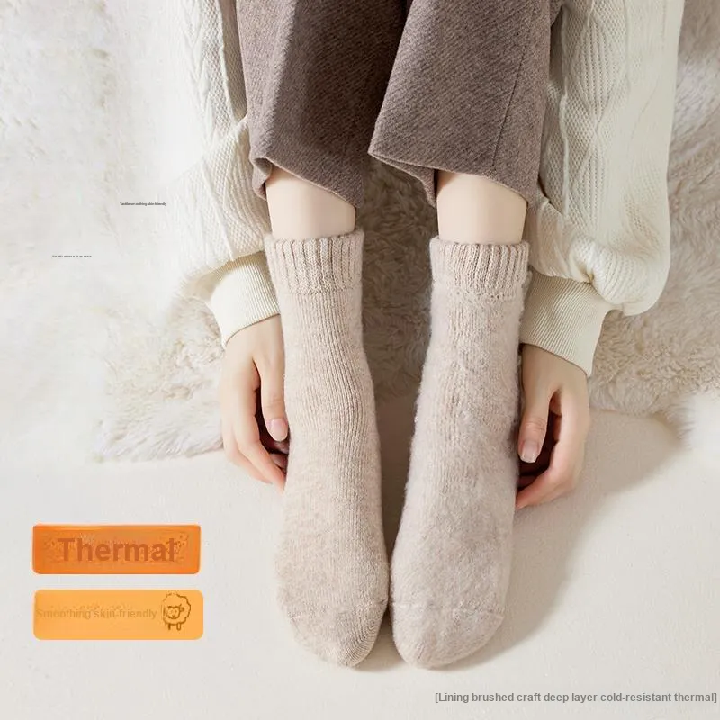 MIIOW Mid Calf Socks Women's Box 5 Pack-1