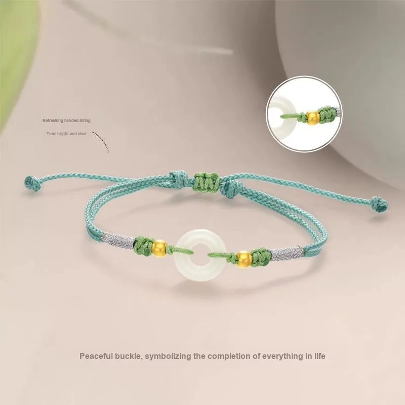 JINLIUFUJIXIANG Bracelets White Jade/Pale Greenish White Jade Women's-3