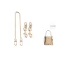 [Gold-Tone]Pig Nose Chain 2 Pack 7cm+Decorative Chain 40cm