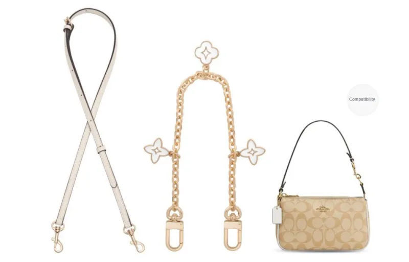 GUYI Alloy Bag Accessory Women's Gold Tone-17
