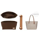 City33 Milk Tea Shoulder Strap Pad 20.5cm+Brown Liner