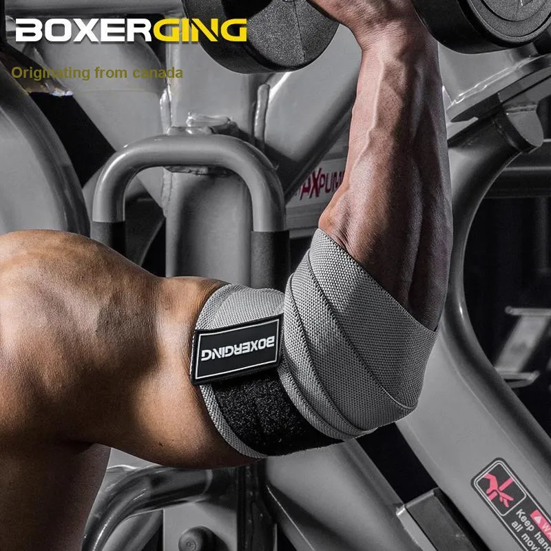 BOXERGING Elbow Pads Breathable Protective SML Cotton Polyester Elastane Blend Material Unisex-8